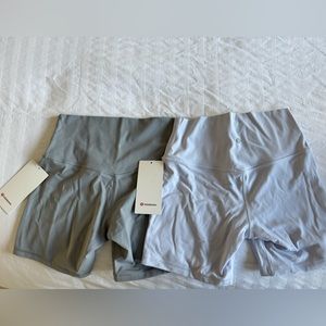 (2) Lululemon Align 6” Shorts NWT